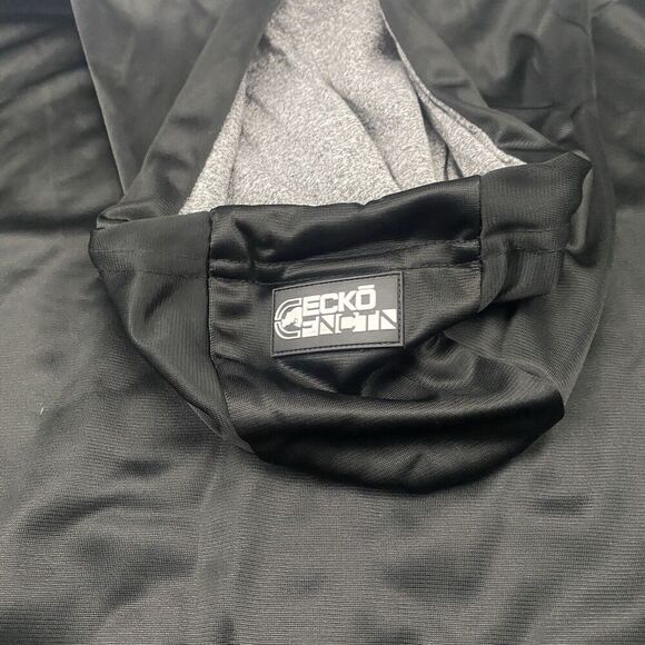 Ecko Function Black Gray Pullover Hoodie Drawstring Logo 4XL XXXXL Polyester - Picture 13 of 13